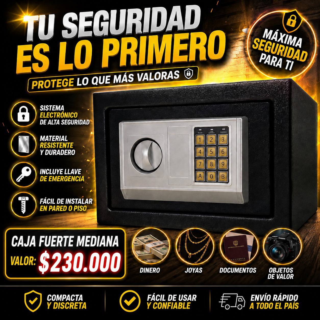 Caja Fuerte de Alta Seguridad